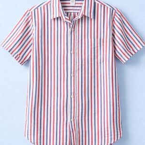 GAP Red and Blue Striped Kids Casual Dress